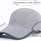 Running Hat Mesh Sports Cap Lightweight Quick Drying Runner Cap for Men Women