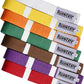 TWISTER Rank Belts for Martial Arts, Karate, Aikido, Taekwondo, Judo | Premium Cotton | Strong & Vibrant Colors