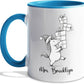 Unicorn White Accent Cup 11 15 Oz, Personalized Name Unicorn Coffee Mug Gift For Baby Girl/Sister/Daughter/Girlfriend, Custom Animal Cup Gifts For Unicorns Lovers Birthday Anniversary Thanksgiving