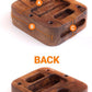 Portable Hangboard for Rock Climbing Holds,Fingerboard Trainer for Hand Grip Strengthener,Pinch Block Grip,Home Gym Fitness Workout Equipment -Hard Wood