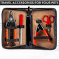 Pet Care Pedicure Kit for Dogs, Cats, Birds and Reptiles - Nail Clippers, File and Scissors Style Clippers Plus Case (3 Nail Clippers Plus Nail File)