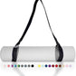 Tumaz Yoga Mat Strap [MAT NOT Included] (2 Sizes) with Extra Thick & Comfy Delicate Texture, Adjustable Yoga Mat Carrier