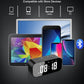 AFK Alarm Clock for Bedroom/Office,Digital Clock with Bluetooth Speaker,Small Alarm Clock for Heavy Sleepers Adults,Teens,Kids.