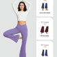 baleaf Women's V Crossover Flare Leggings with Pockets Yoga Pants High Waist Casual Workout Gym Bell Bottom Leggings