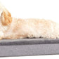 Barkbox Orthopedic Dog Bed with Memory Foam, Premium Comfort for Dogs and Puppies, Dog Bed for Joint Relief and Restful Sleep, Durable and Easy to Clean - Grey, Small