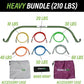 Lite Gorilla Bow Portable Home Gym Resistance Bands and Bar System for Travel, Fitness, Weightlifting and Exercise Kit, Full Body Workout Equipment Set