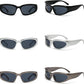 SOAR&EAGLE Y2K 3Pack Polarized sunglasses Wrap Around Men's Women's sunglasses Fashion Sport Shades Sun Glasses