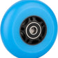 AOWESM Inline Skate Wheels 80mm 76mm 72mm 85a Outdoor Indoor Black Blue Red Roller Hockey Blades Replacement Wheels w/Bearings ABEC-9 and Floating Spacers (8-Pack)