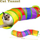21-Piece Cat Toys Set, Interactive Tunnel, Balls, Mice, Feather Wands, Catnip Toys(Rainbow Cat Tunnel)