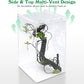 Reptile Terrarium Enclosure 6"x6"x10" Tall Acrylic Tarantula Breeding Box Magnetic Hermit Crab Habitat Vertical Tank Transparent Jumping Spider Cage for Insect Mantis Scorpion Sling Isopods