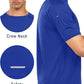 NORTHYARD Men's Athletic Running T-Shirts Quick Dry Workout Shirts Short-Sleeve Sports Gym Tee Tops Performance Activewear