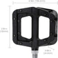 FOOKER MTB Pedals Mountain Bike Pedals 3 Bearing Non-Slip Lightweight Nylon Fiber Bicycle Platform Pedals for BMX MTB 9/16"