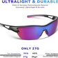 BEACOOL Polarized Sports Sunglasses for Men Women Youth Baseball Cycling Running Fishing Golf Motorcycle TAC Glasses UV400