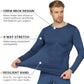 HEROBIKER Long Johns Thermal Underwear for Men Skiing Winter Warm Hunting Gear Fleece Lined Base Layer Set Top Bottom