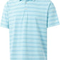 Rouen Mens Golf Shirt Moisture Wicking Dry Fit Performance Stripe Casual Collared Short Sleeve Golf Polo Shirts for Men