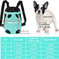 FEimaX Dog Carrier Backpack Pet Legs Out Front Cat Travel Bag, Adjustable Puppy Backpacks Carriers Hands-Free for Small Medium Dogs Cats Hiking Traveling Camping Daily Walking