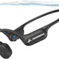 Swimming Headphones IP68 Waterproof, Bone Conduction Headphones MP3 Player Built-in 32G Memory, Bluetooth 5.4 Wireless Headset, Open Earphones Sports Suitable for Running, Cycling, Exercise