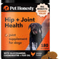 Hip & Joint Health - Dog Joint Supplement Support for Dogs with Glucosamine Chondroitin, MSM, Turmeric - Glucosamine for Dogs Soft Chews - Advanced Pet Joint Support and Mobility - 180 ct