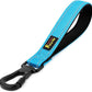 PLUTUS PET 10” Short Dog Leash, Reflective Nylon Padded Handle, Strong Traffic Leash with Carabiner Clip, Perfect for Large or Medium Dogs（10”，Blue