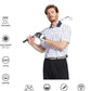 Men's Golf Polo Shirts Short Sleeve Striped Performance Moisture Wicking Dry Fit Golf Shirts for Men