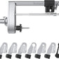 Spiralizer Attachment Compatible with KitchenAid Stand Mixer, Comes with Peel, Core and Slice, Vegetable Slicer(Not KitchAid Brand Spiralizer) (7 Blades)