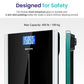 Etekcity Bathroom Scale for Body Weight, Highly Accurate Digital Electronic Weighing Machine for People, LCD Display, Large Size, 6mm Tempered Glass for Safe Home Use, Batteries Included, 400 lbs