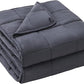 yescool Weighted Blanket for Adults (20 lbs, 60” x 80”, Grey) Cooling Heavy Blanket for Sleeping Perfect for 190-210 lbs, Queen Size Breathable Blanket with Premium Glass Bead, Machine Washable