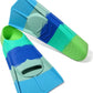 Kids Swim Fins,Short Kids Fins Youth Swimming Flippers for Lap Swimming Training for Children Girls Boys Beginners