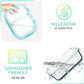 [5-Pack,36 Oz]Glass Meal Prep Containers 2 Compartments Portion Control with Upgraded Snap Locking Lids Glass Food Storage Containers, Microwave, Oven, Freezer and Dishwasher (4.5 Cups, Green)