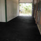 American Floor Mats - Horse/Stable Mats - Heavy Duty Stall Mats - Thick, Durable Rubber Flooring Solid Black 3/4" Thick – 4' x 10' Mat