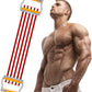 TOCO FREIDO Chest Expander | Arm Training, 5 Tubes Ajustable Arm Strength Trainer, Exercise Resistance Bands for Home Fitness Muscle Training Body Building