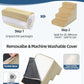 Dog Stairs for Small Dogs,13" H,3-Step Dog Steps for Bed and Couch with High Density Foam,Non-Slip Pet Steps for Doggy and Cat,Pet Stairs with a Washable Cover,Khaki