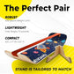 GIBBON SlackBoard - GiBoard Balance Board Kids & Adults - Slackline Balance Trainer - Slack Board Core Workout Equipment Home Gym Training - Standing Desk Exercise - Yoga, Agility, Pilates & More