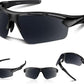 Polarized Sports Sunglasses for Men Women,UV400 Protection Sunglass for Running Cycling Fishing Hiking TR90