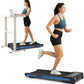 GOYOUTH 2 in 1 Under Desk Electric Treadmill Motorized Exercise Machine with Wireless Speaker, Remote Control and LED Display, Walking Jogging Machine for Home/Office Use