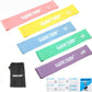 Resistance Bands for Working Out Exercise Loop Bands Workout Bands Set for Men Women Body Stretching, Crossfit Training, Home Workout, Physical Therapy, Booty Legs, Set of 5