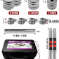 Adjustable Dumbbell Set With 3 in 1 Dumbbell Barbell Metal Connecting Rod, Chromed Weights, Hardcover Gift Box, Adjustable Weight Sets up to 44lbs/66lbs/110lbs, Home Gym Exercise Training Equipment