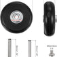 uxcell Replacement Luggage Wheels 54x18mm Suitcase Wheel Repair Kits Include 2 PU Bearing Wheels & Washers, Wrenches & Axle Screw for Trolley Bag, Inline Skate and Caster Board