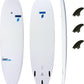 TAHE 7'2" Comet Tough-Tec Surfboard – Durable, Lightweight & Easy to Progress On | Stable, Forgiving Ride for Beginner to Intermediate Surfers | Made in France for Long-Lasting Performance
