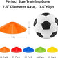 60/120 Pack Agile Soccer Cones with Portable Bags & Brackets,Sports Cones,Cone Sport,Agile Soccer Cones Used for Football Training…