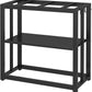 30.7" W x 13" Inch for 20-29 Gallon Long Fish Tank Stand With Storage Shelf, Aquarium Stand With Hooks,Heavy Duty Metal Turtle Reptile Tank Stand, Easy Assemble