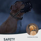 Dog Muzzle, Leather Basket Soft Muzzles Medium Large Breeds, Pitbull Dog Muzzle Amstaff Staffordshire Terrier, German Shepherd Dalmatian Doberman Adjustable (XL)