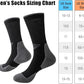 JOYNÉE 5/10 Pairs Mens Lightweight Athletic Crew Socks Cushioned Breathable Long Socks for Sports Running
