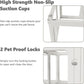 Clear Acrylic Dog Playpen with Door, for Puppy Cat Rabbit Transparent Pet Pen, Dog Playpen Indoor, Dog Fence, Easy Assemble & Cleaning Dog Pen for Small & Medium Dogs (29.5“ Height, 10PCS)