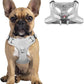 Dog Harness Step in Dog Vest Harness, Reflective Adjustable Puppy No Pull Harness Breathable Soft for Small and Medium Dogs Cats, Grey, S