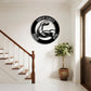Personalized Home Gym Metal Name Sign | Custom Family Wall Art & Split Letter Name | Wedding Gift & Anniversary | Indoor Metal Decor Gift for Women, Men, Wife, Parents, Couple