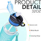 Hyeta 32 oz Water Bottles with Times to Drink and Straw, Motivational Water Bottle with Time Marker, Leakproof, Drinking Sports Water Bottle for Fitness, Gym and Outdoor