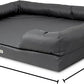 The Dog’s Bed XL Grey 43.5x34, Memory Foam, Pain Relief: Arthritis, Hip & Elbow Dysplasia, Post Surgery, Lameness, Supportive, Calming, Waterproof Washable Cover, Veterinary Approved