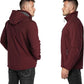 Outdoor Ventures Men's Lightweight Softshell Jacket Fleece Lined Hooded Water Resistant Winter Hiking Windbreaker Jackets
