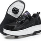 Wooowyet Roller Skate Shoes for Kids Boys Girls Rechargealbe Wheels Sneakers Fashion Roller Wheeled
